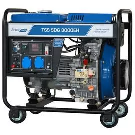 TSS SDG 3000EH 3 кВт Дизельный генератор с электростартером 